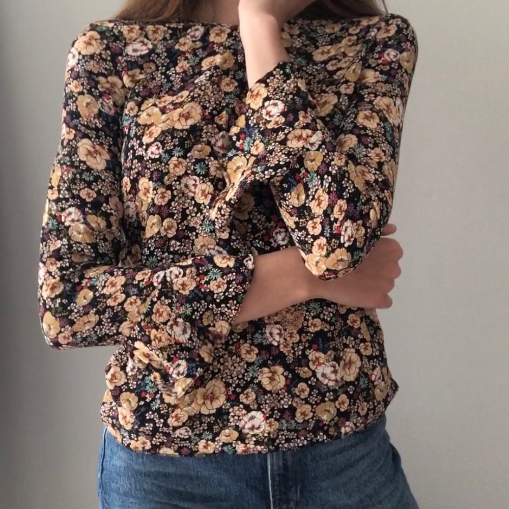 ZARA FLORAL BLOUSE